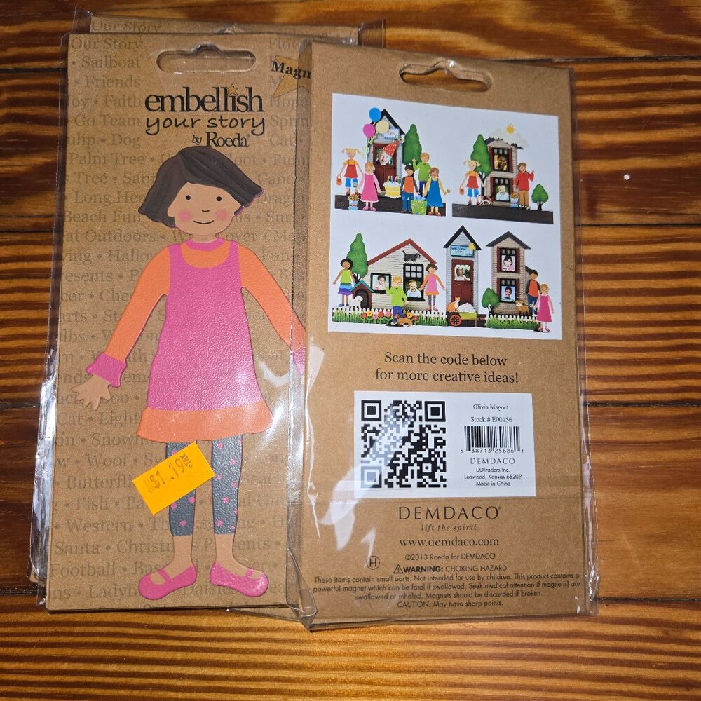 6 doll magnets